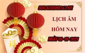 Dự đoán KQXSMB soi cầu 247 ngày 09-10-2025