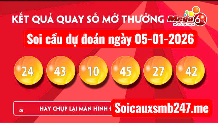 Soi cầu dự đoán ngày 05-01-2025