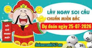 Soi cầu miền bắc ngày 25-07-2026